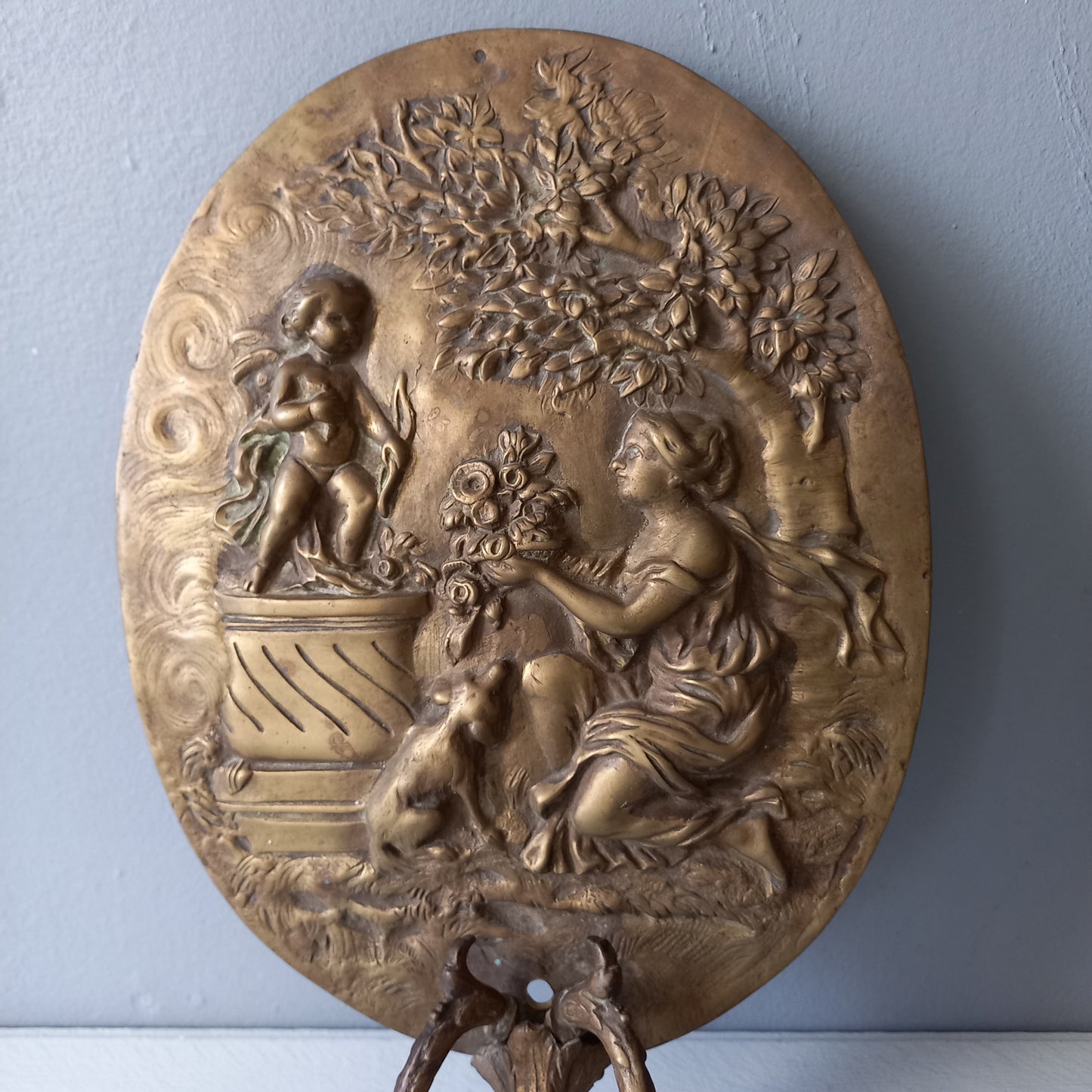 Applique murale décorative antique pour bougies