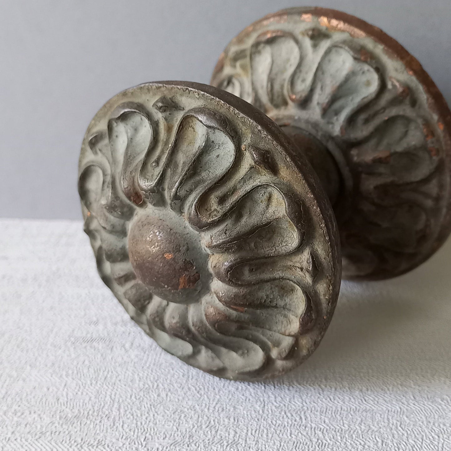 Poignée de porte décorative antique française de France, quincaillerie de porte