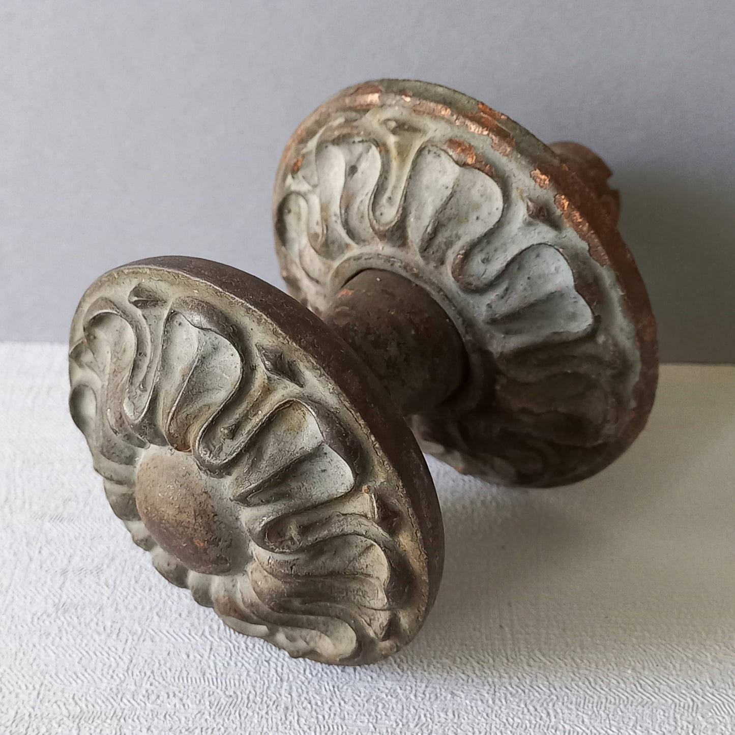 Poignée de porte décorative antique française de France, quincaillerie de porte