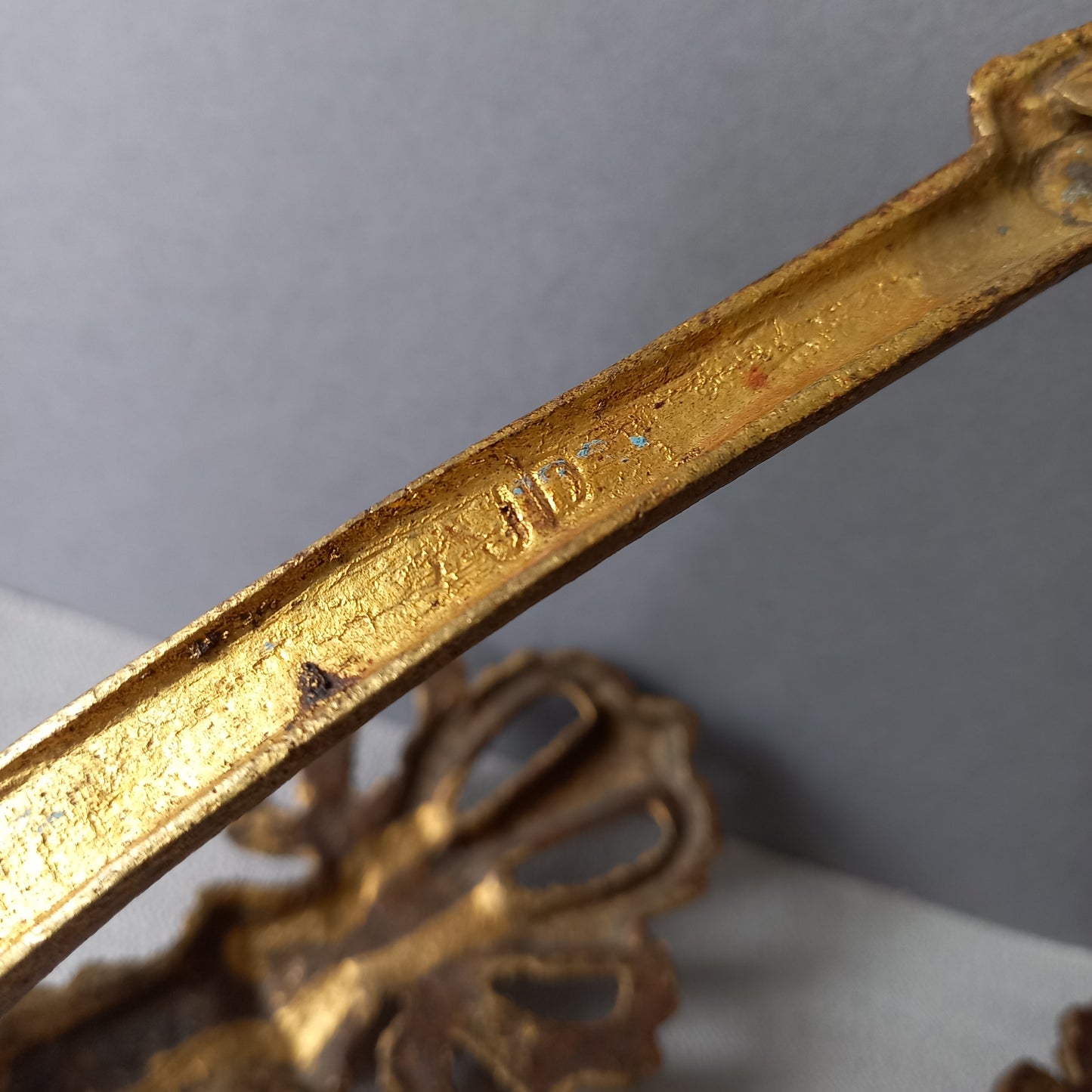 Embrasses ou embrasses de rideaux décoratives anciennes françaises en laiton, bronze