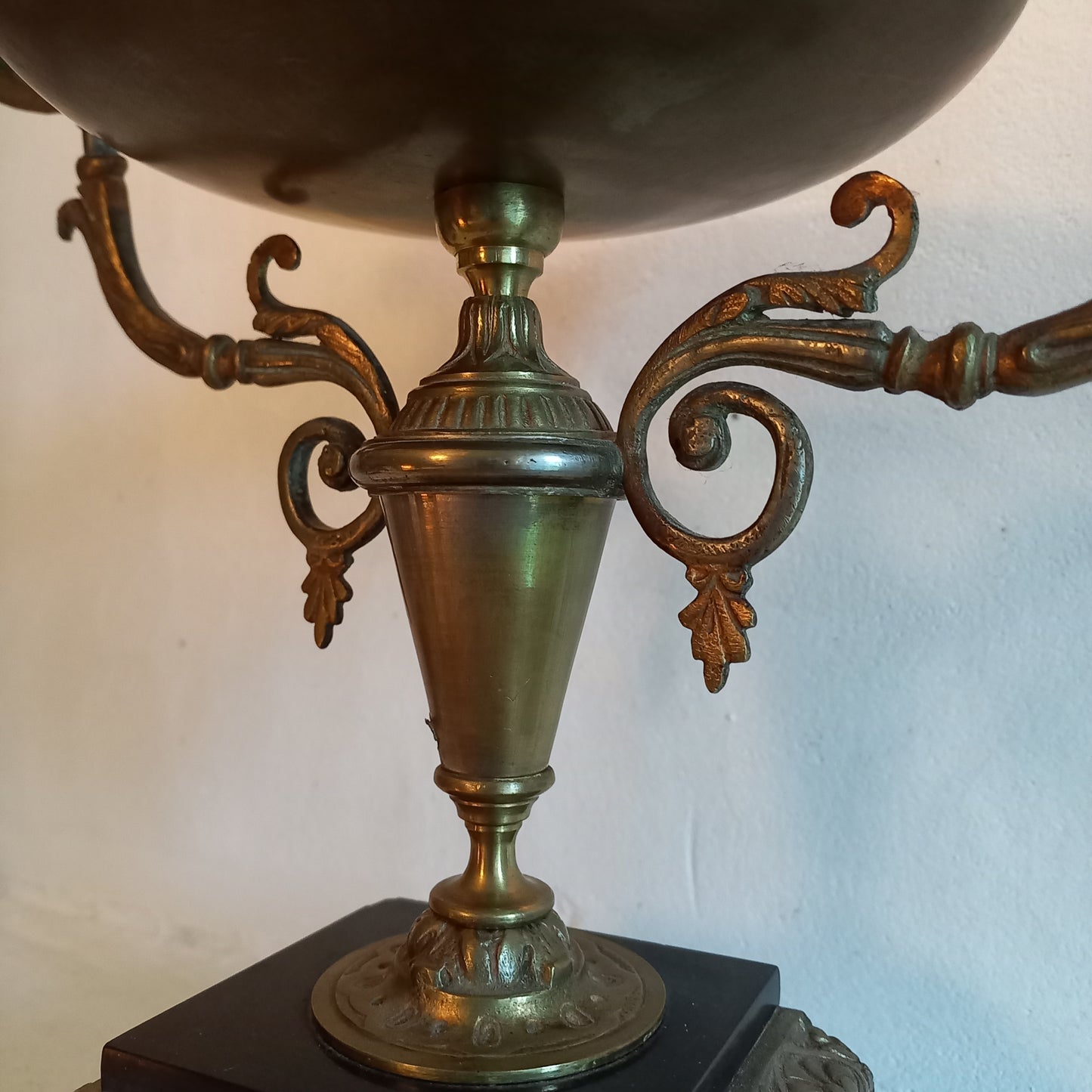 Bougeoir double ancien français pour deux bougies