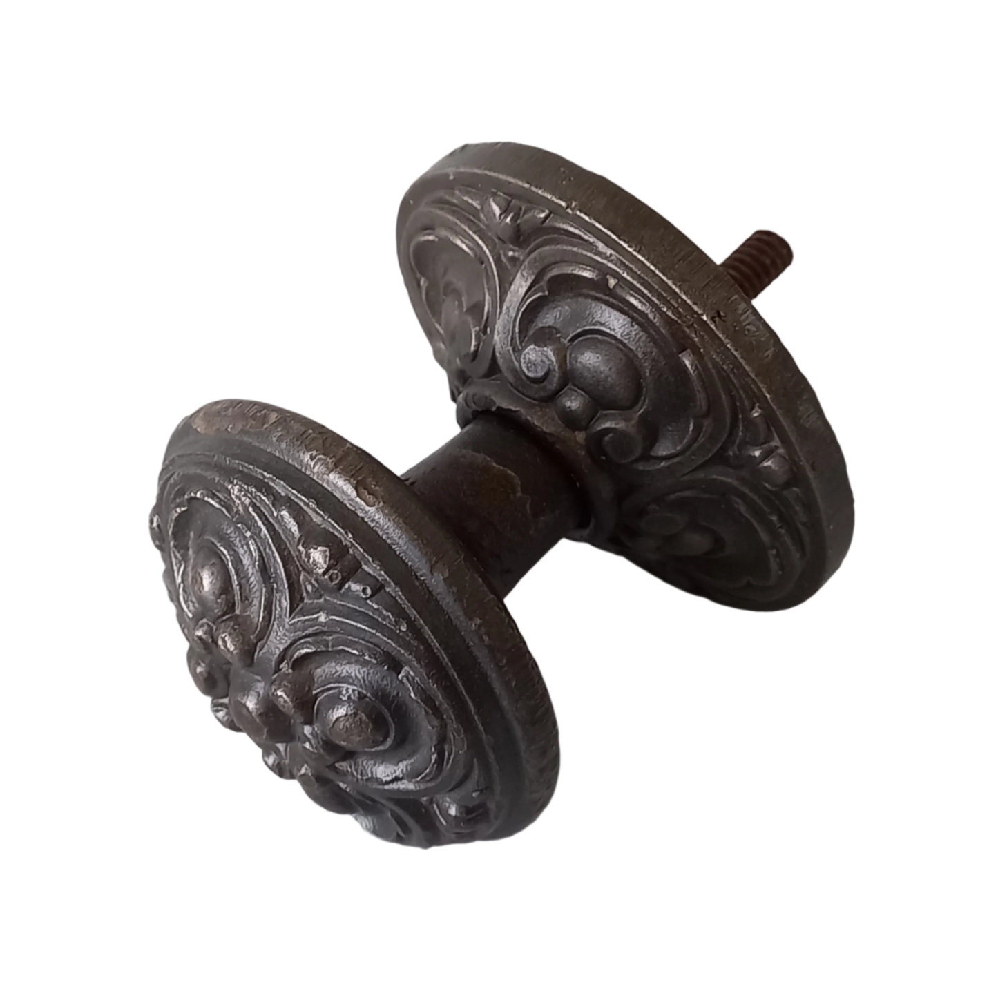 Poignée de porte décorative antique en fonte française