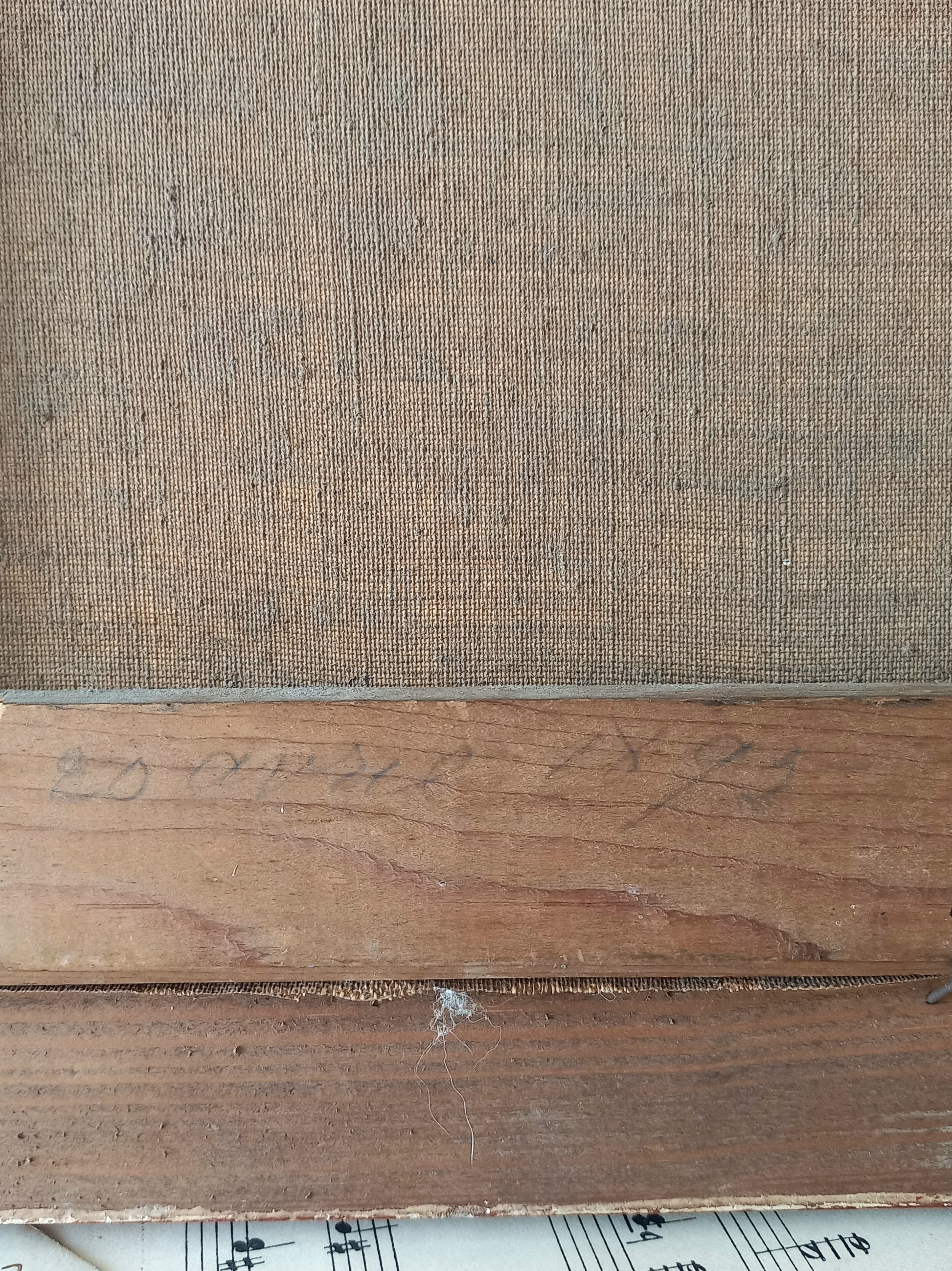 Close-up of a wooden surface with a textured brown background