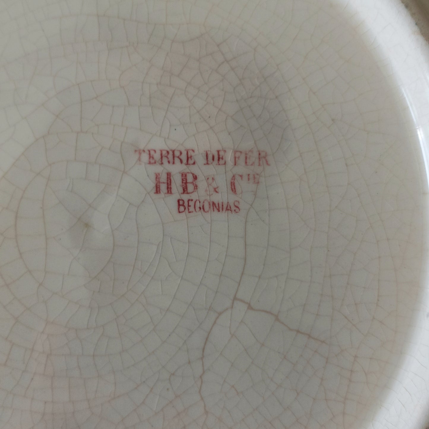 Large ironstone bowl with pink floral pattern, shabby chic wash basin