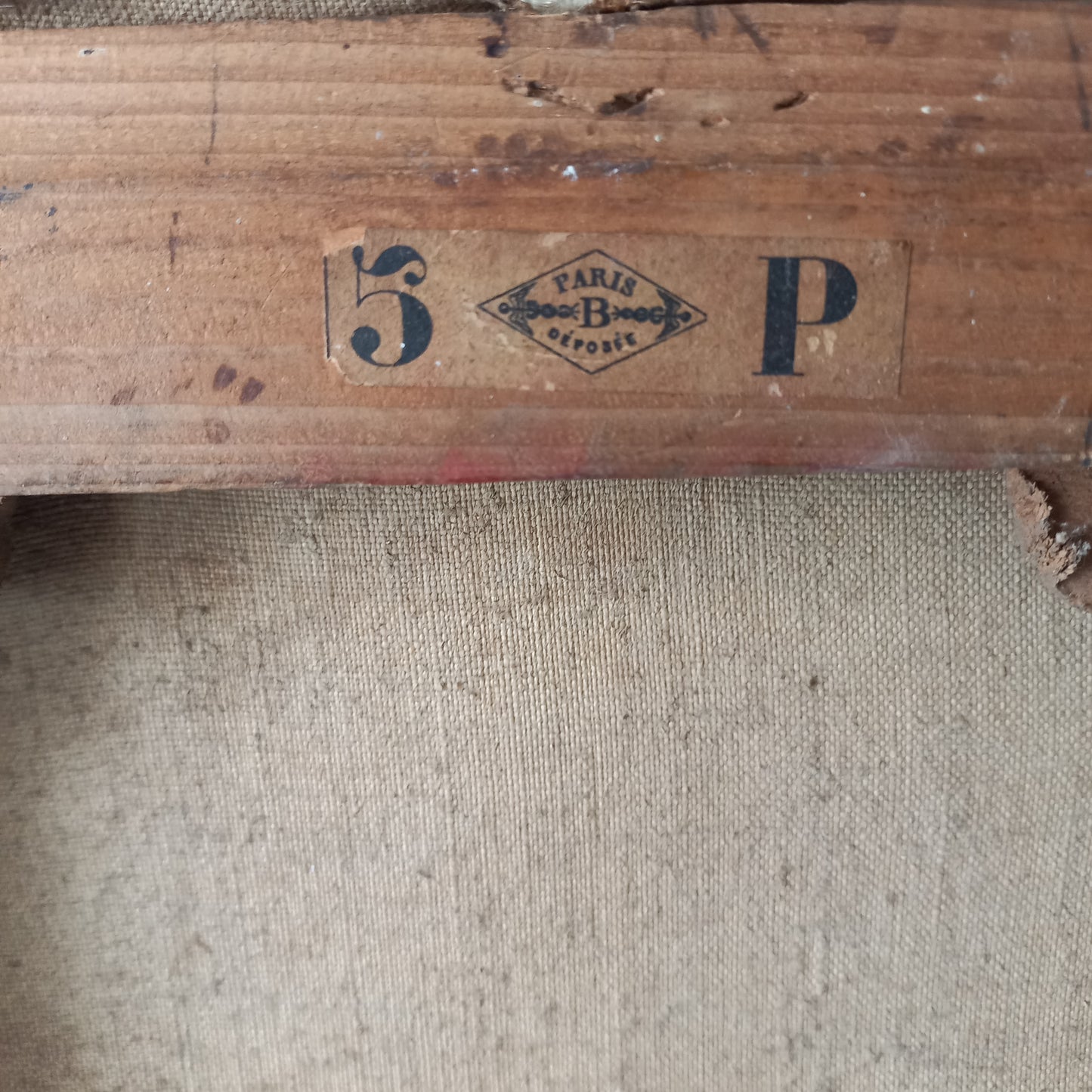 A stunning little French antique floral oil painting, really wonderfully painted with confident brush strokes. This piece is very old as you can see, especially when you view the rear of the canvas - there's a little label to the rear with a Paris mark - probably where the canvas originated.
In summary, beautiful and original antique art from France.