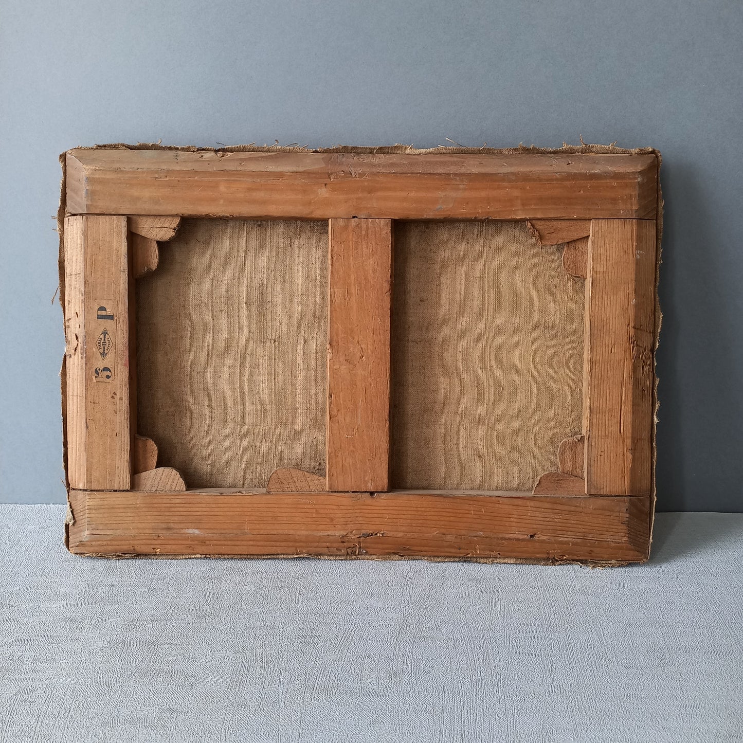 A stunning little French antique floral oil painting, really wonderfully painted with confident brush strokes. This piece is very old as you can see, especially when you view the rear of the canvas - there's a little label to the rear with a Paris mark - probably where the canvas originated.
In summary, beautiful and original antique art from France.