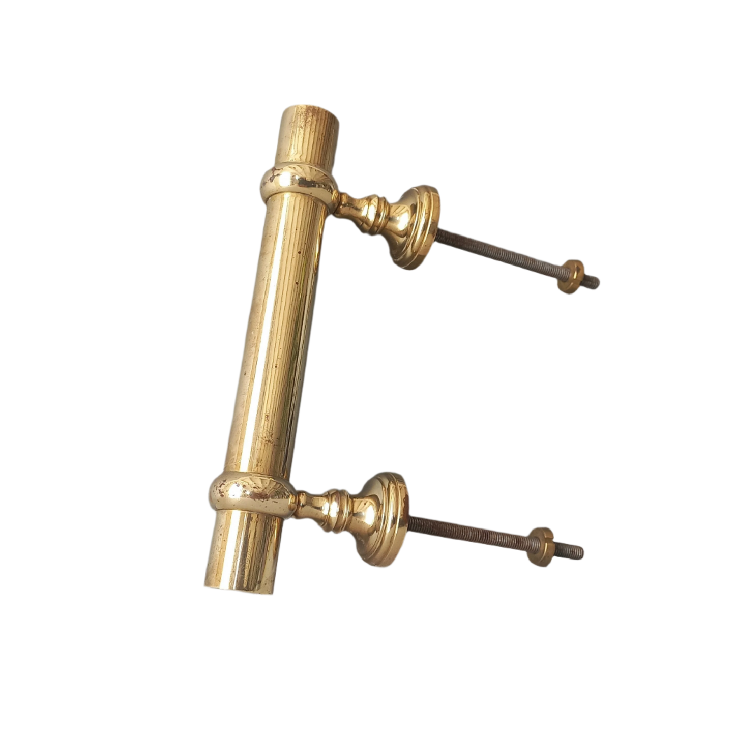 A stylish French vintage Parisian style brass door pull or door handle which will make an excellent finishing touch to any door!