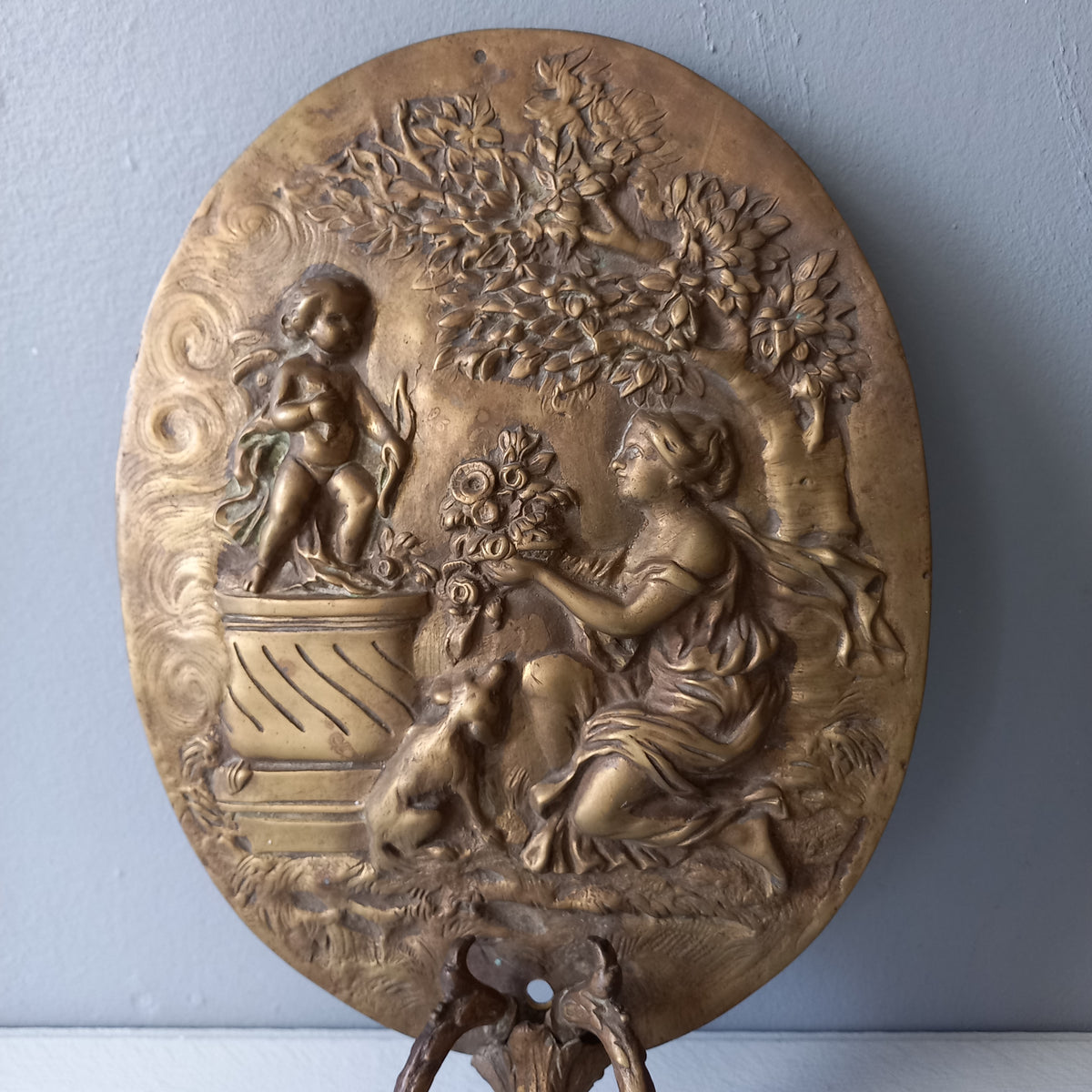 Applique murale décorative antique pour bougies