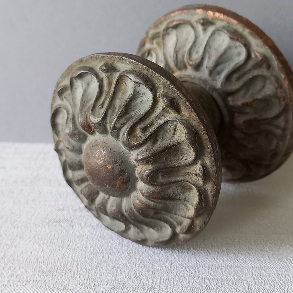 Poignée de porte décorative antique française de France, quincaillerie de porte