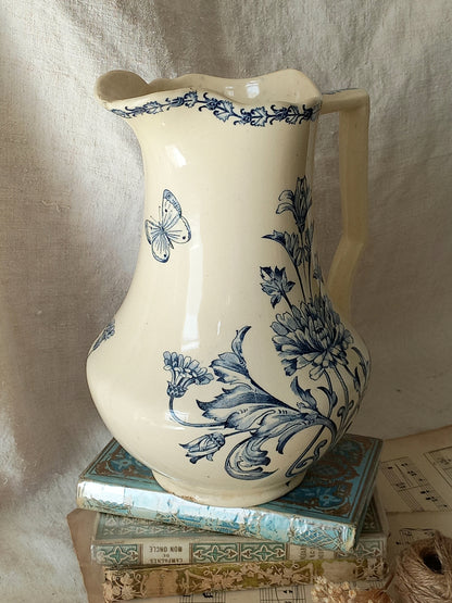 Antique Ornamental Ironstone Jug