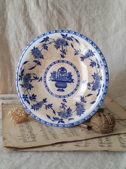 antique English ceramic compote/footed dish by Minton