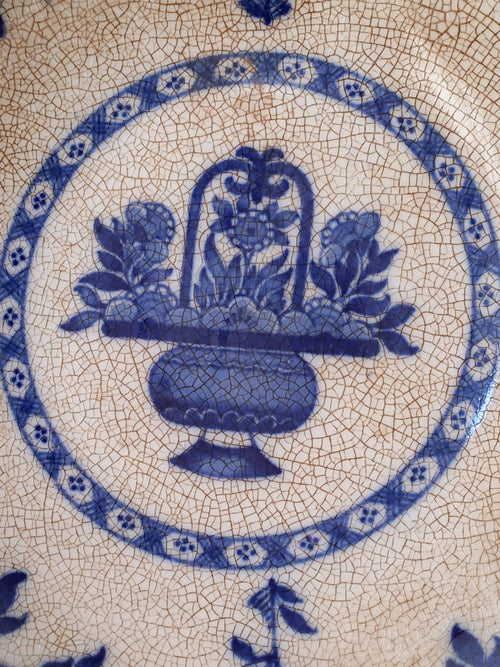 antique English ceramic compote/footed dish by Minton