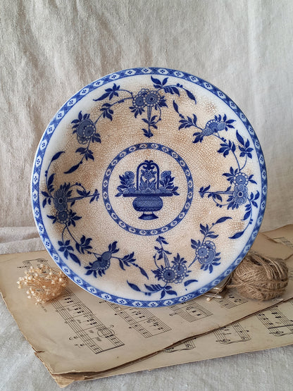 antique English ceramic compote/footed dish by Minton