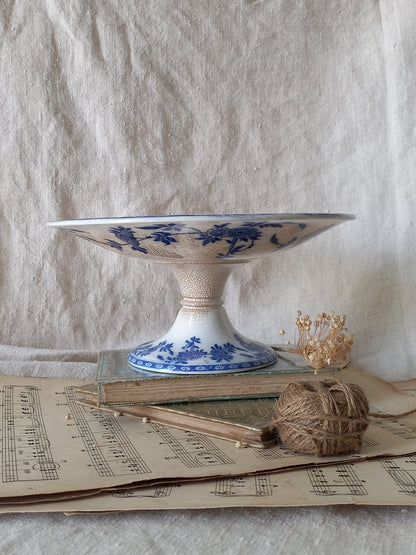 antique English ceramic compote/footed dish by Minton