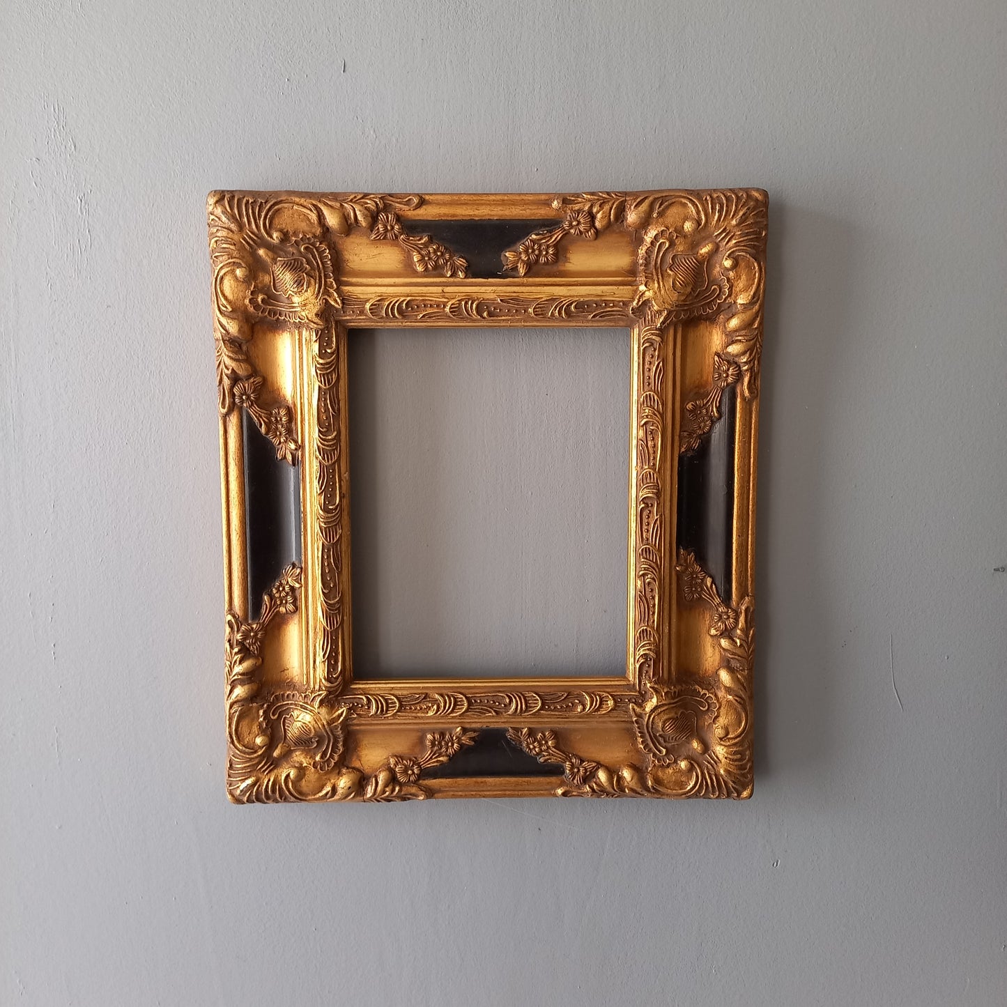 Large vintage picture frame from France, decorative vintage photo frame, frame for painting