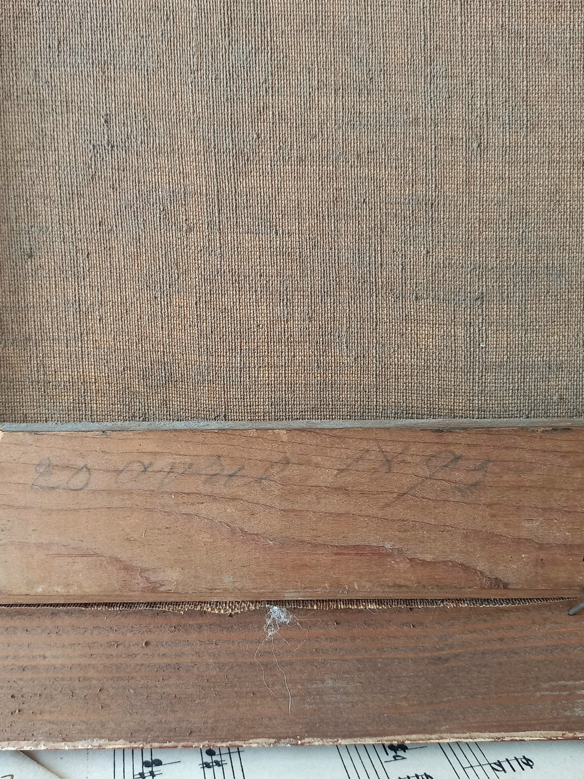 Close-up of a wooden surface with a textured brown background