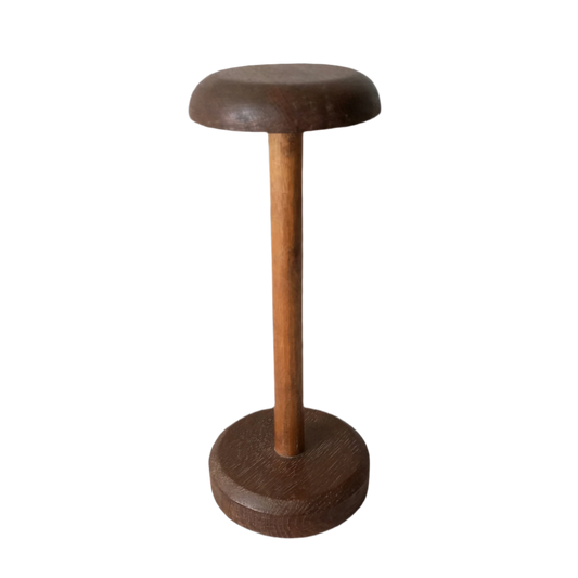 French vintage wooden hat stand
