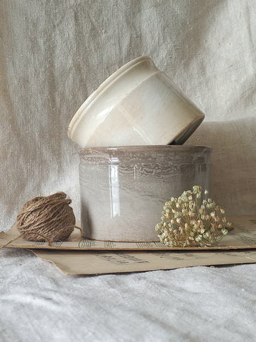 食器 creil et montereau / confiture pot Ancien pot a confiture conique Creil Montereau | eBay