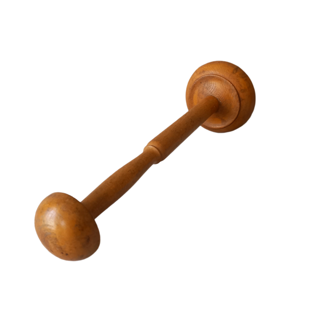 A sturdy French vintage wooden hat stand which will be great for displaying your hats, helmets, etc. In summary, a nice authentic French vintage piece from France.